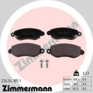 ZIMMERMANN Bremsbeläge 23434.185.1