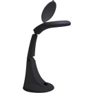 OK-06.0361 Werkstattlupe X 3 - X 12, Mit Led-Hintergrundbeleuchtung