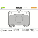 VALEO Bremsbeläge 301268