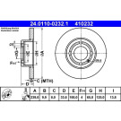 Bremsscheibe Vw P. Polo 94-01 | 24.0110-0232.1