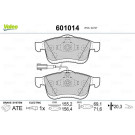 VALEO Bremsbeläge 601014