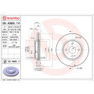 83 481 047 Bremsscheibe VA | MAZDA 2 07 | 09.A968.14