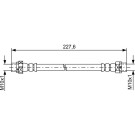Bremsschlauch | BMW X5,X6 | 1987481582