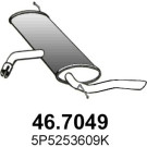 Auspuff-Endtopf | SEAT Altea,Toledo 04 | 46.7049