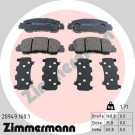 ZIMMERMANN Bremsbelagsatz, Scheibenbremse | 20949.160.1