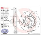 Bremsscheibe HA | MERCEDES | 09.D411.33