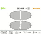 VALEO Bremsbeläge 302617