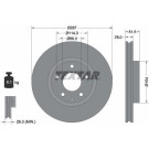 Bremsscheibe | 92257405