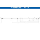 ATE Bremsschlauch 83.7804-0706.3