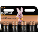 5000394140899 Duracell Plus AA (MN1500/LR6) K8