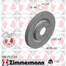 ZIMMERMANN Bremsscheibe | 200.2527.20