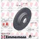 11 482 060 Bremsscheibe HA | BMW 1 (E87,E87), 3 (E90) 05 | 150.3477.20