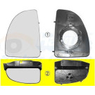 VAN WEZEL Spiegelglas, Außenspiegel VAN WEZEL Spiegelglas, Außenspiegel