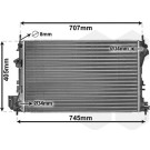 VAN WEZEL Kühler, Motorkühlung 37002338