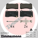 ZIMMERMANN Bremsbelagsatz, Scheibenbremse | 26275.155.2