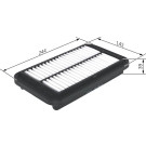 Luftfilter | SUZUKI,NISSAN | F 026 400 231