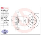 70 482 017 m.Radl. Bremsscheibe HA | CITROEN C4,PEUGEOT 207,307 00 | 08.9512.17