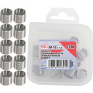 BGS Ersatz-Gewindeeinsätze | M12 x 1,0 mm | 10-tlg | 9437-1