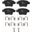 Bremsklötze HA | CITROEN,PEUGEOT C4,307 00 | GDB1620