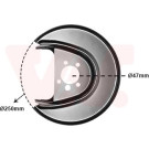 VAN WEZEL Spritzblech, Bremsscheibe | 5814373