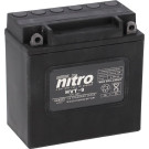 NITRO Motorradbatterie, geschlossen | HARLEY DAVIDSON, OE 66006-70 | HVT 09 SLA