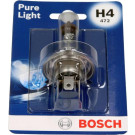 H4 12V 60/55W PURE LIGHT | BOSCH | KFZ-GLUEHLAMPE, 1Stk-Blister | 1987301001