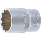BGS Steckschlüssel-Einsatz Zwölfkant | Antrieb Innenvierkant 12,5 mm (1/2"""") | SW 21 mm | 10641