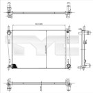 TYC Motorkühler | 710-0031