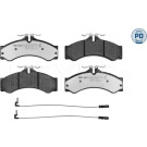 Bremsklötze VA Platinum | MERCEDES Sprinter, VW Lt 95 | 025 290 7620/PD