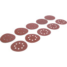 BGS Schleifblatt-Satz für Exzenterschleifer Ø 125 mm K 40 - 180 25-tlg BGS Do it yourself 80817