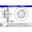 Bremsscheibe | 24.0128-0307.1