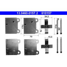 Zusatzsatz, Scheibenbremsbelag 13.0460-0157.2