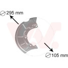 VAN WEZEL Spritzblech, Bremsscheibe | 5888372
