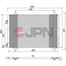 JPN Kondensator, Klimaanlage 60C9123-JPN