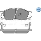 Bremsbelagsatz Nissan P. Almera N16 02- Mit Sensor | 025 246 4815/W