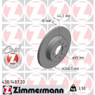 ZIMMERMANN Bremsscheibe | 430.1487.20