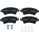 KAMOKA Bremsbelagsatz, Scheibenbremse JQ101067