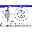Bremsscheibe | 24.0127-0103.1