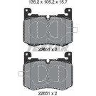 BREMSBELAGSATZ, SCHEIBENBREMSE | 2265101