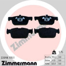 ZIMMERMANN Bremsbelagsatz, Scheibenbremse