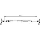 Handbremsseil li | RENAULT Clio 05 | 1987482385
