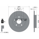 Bremsscheibe Toyota T. Auris 06-/12- Englisch | 92164003