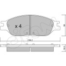 CIFAM Bremsbelagsatz, Scheibenbremse 822-682-0