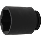 BGS Kraft-Steckschlüssel-Einsatz Sechskant, tief | Antrieb Innenvierkant 25 mm (1"""") | SW 85 mm | 5500-85
