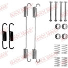 391-0796 Montagesatz f.Bremsbacken | FIAT Doblo 01 | 105-0796
