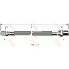 Bremsschlauch VA | PORSCHE 924 2.0 75 | PHB155