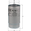 MAHLE Kraftstofffilter | KC 98/1