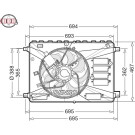 Denso | Lüfter, Motorkühlung DER10010