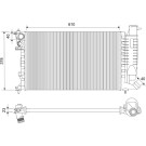 Kühler, Motorkühlung | 730630