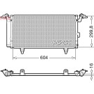 Denso | Kondensator, Klimaanlage DCN36005